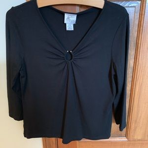 Madison & Max Black Top Size PS